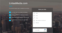 Desktop Screenshot of lintasmedia.com